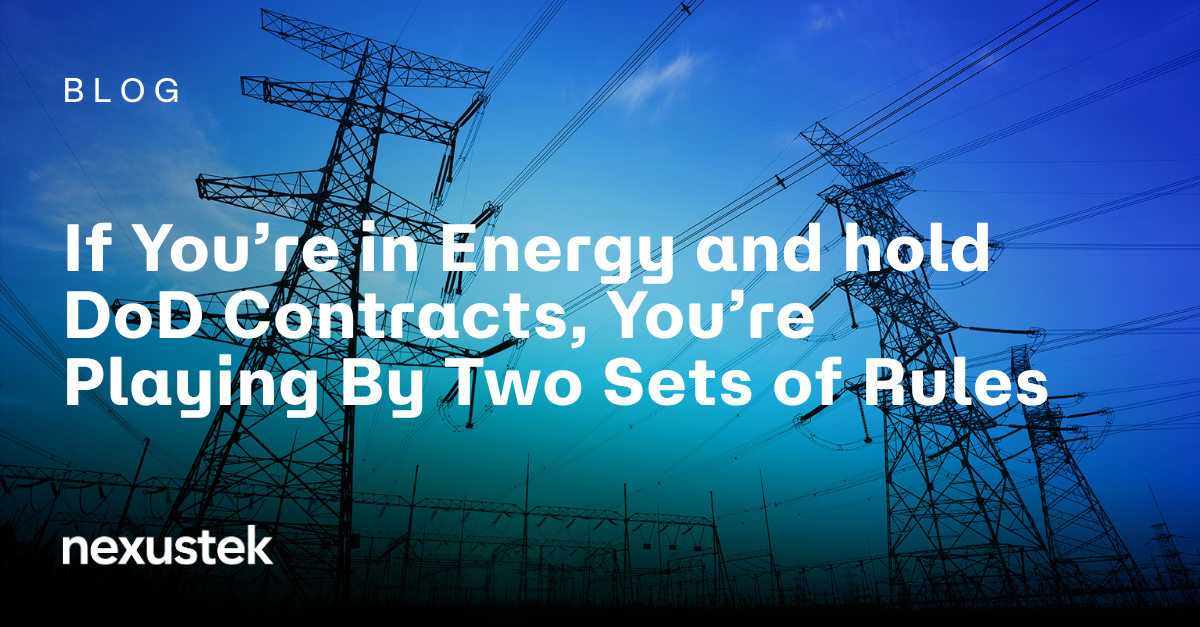 Energy and CMMC