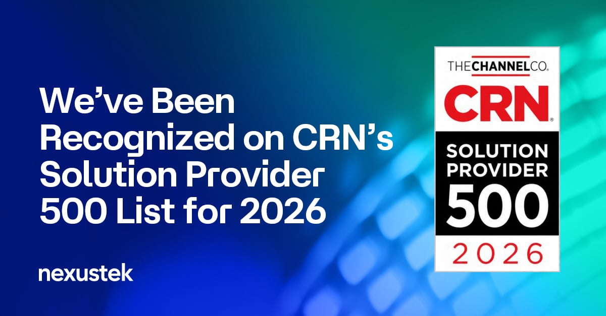 NexusTek_2026_CRN_Solution_Provider_500_Award_LinkedIn_Draft_v1.0_0626