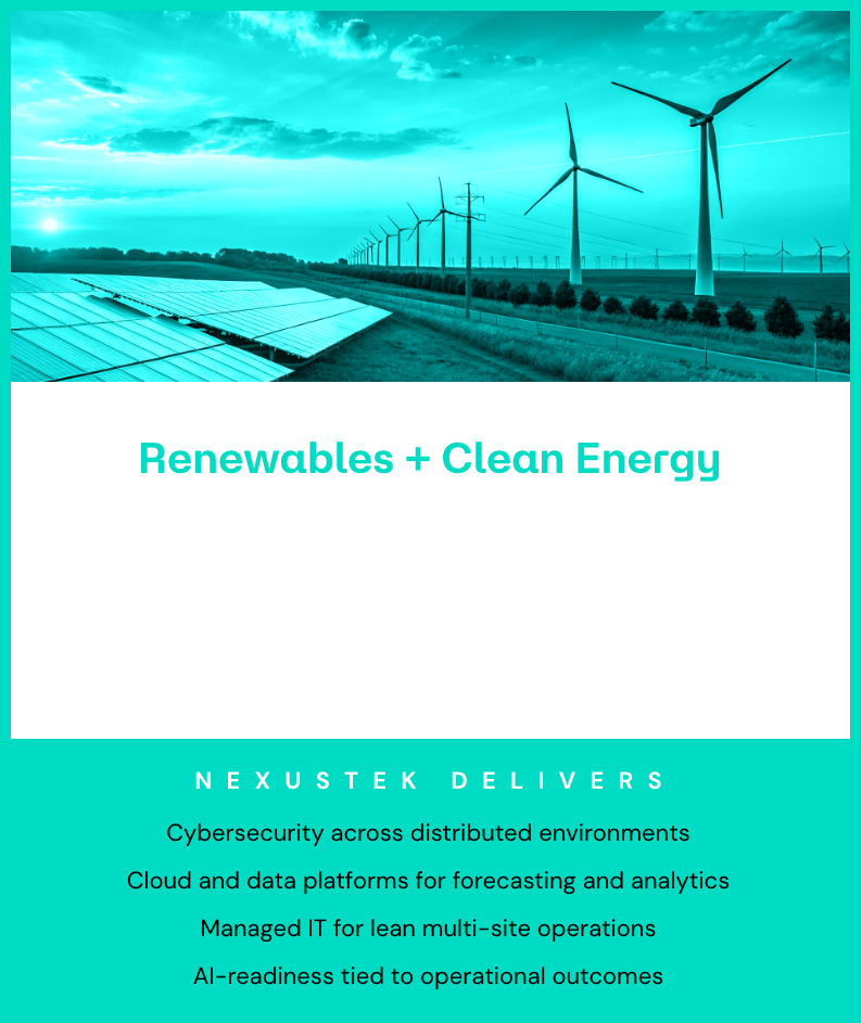 Renewables + Clean Energy