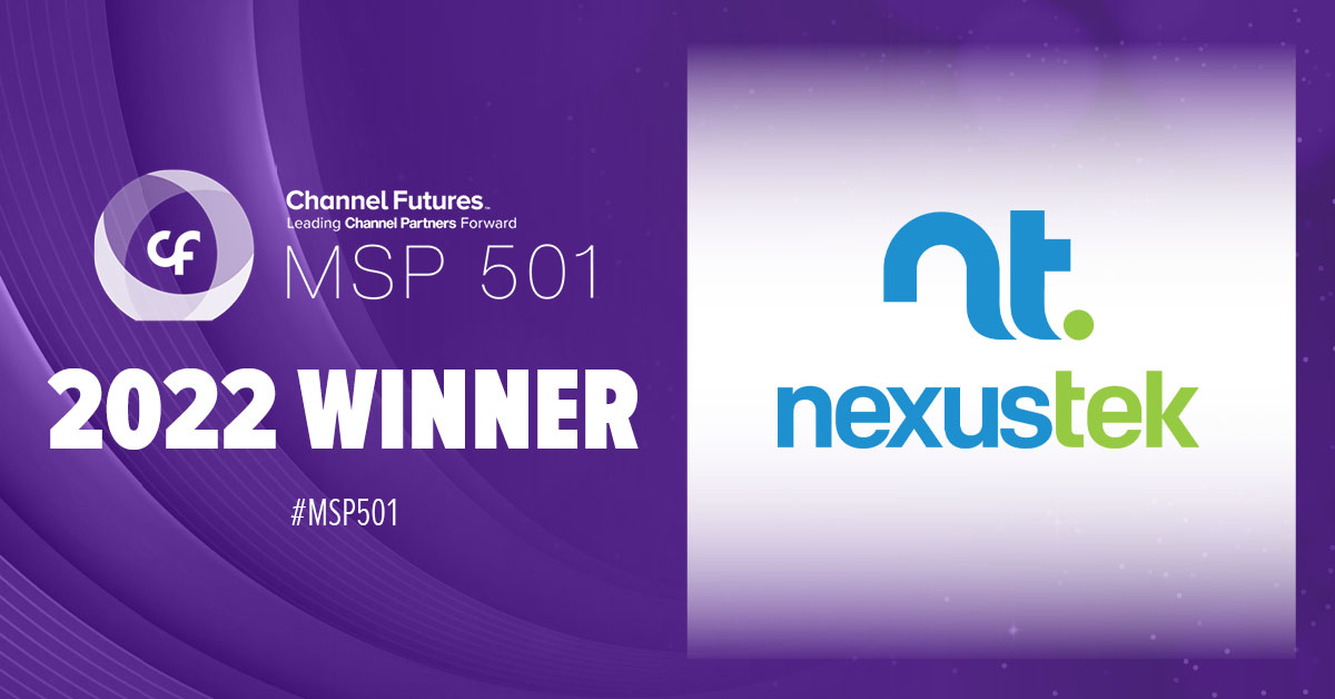 NexusTek Ranked on Channel Futures 2022 MSP 501