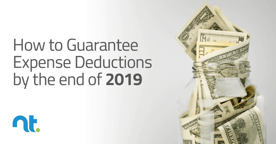 How to Guarantee Expense Deductions by the end of 2019
